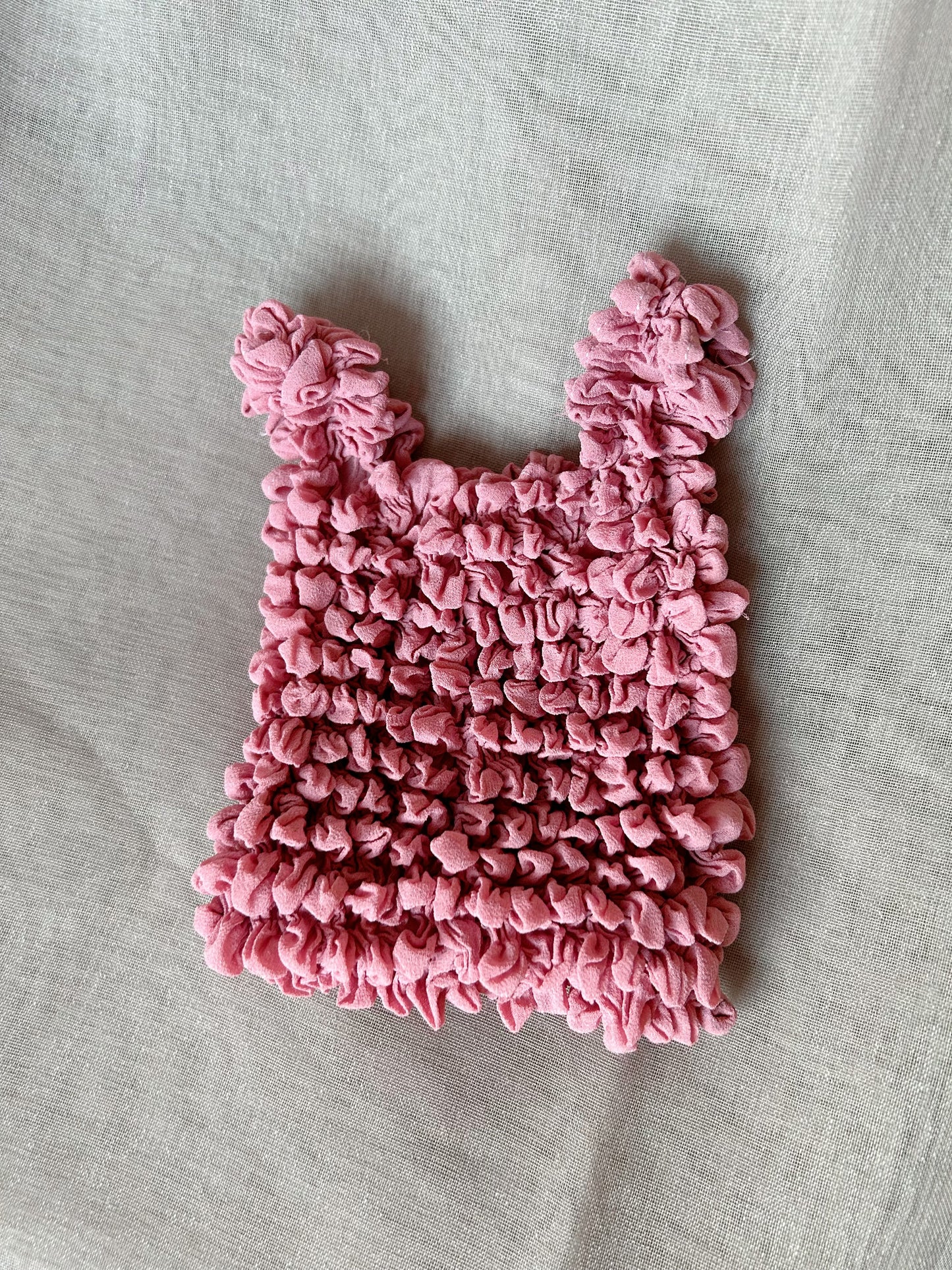 Romantic Pink mesh thin Foldable Reusable grocery shopping bag-flex totes
